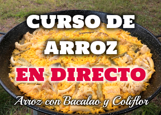 CURSO DE ARROZ DE BACALAO Y COLIFLOR